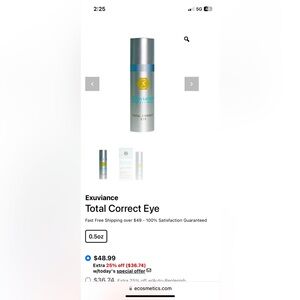 Exuviance Total Correct Eye 0.5 oz